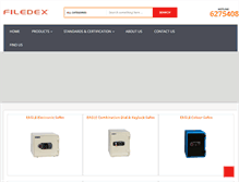 Tablet Screenshot of filedex.com.sg